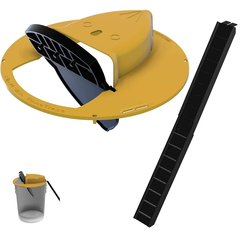 

Slide Bucket Lid Mouse Rat Trap Flip Slide Mouse Trap Bucket Creative Reusable Smart Mouse Rat Trap Flip N Slide Bucket Lid