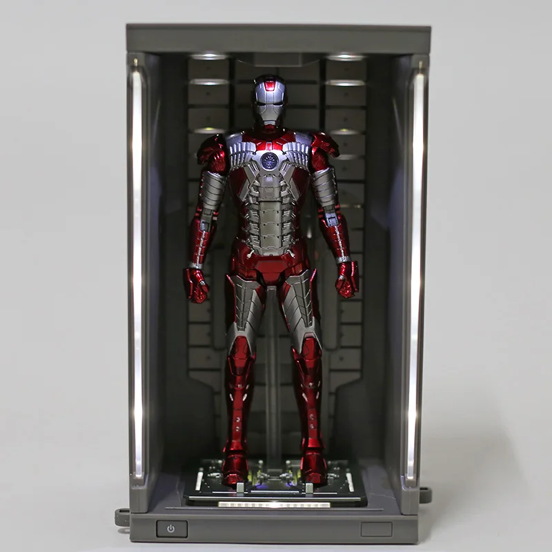 

Marvel Iron Man Hall Of Armor Hangar 7" Scale Collection Figure Box ZD Toys