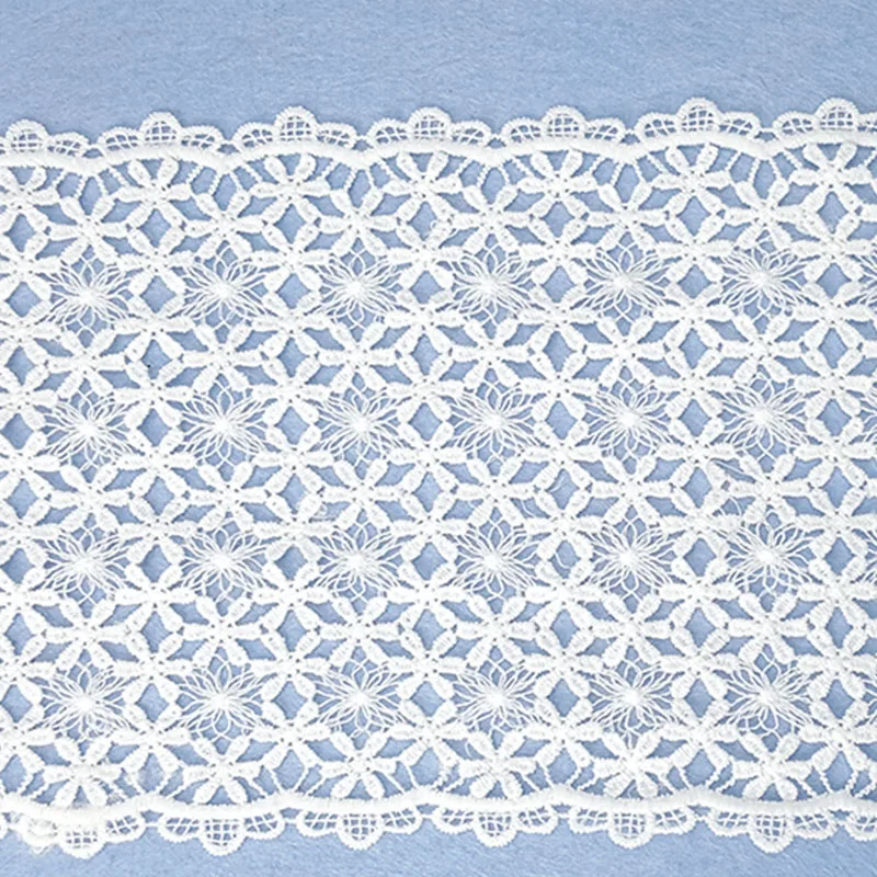 (7 ярдов/рулон) Высокое качество красивое вышитое кружево ленты индийская