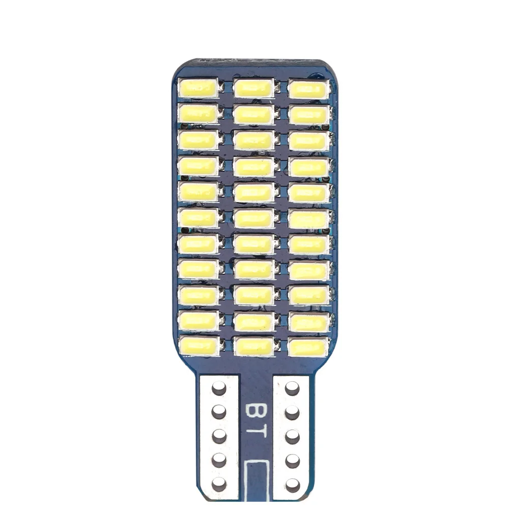 2 шт. автомобильный декодирующий светодиодный W5W односторонний габаритный фонарь
