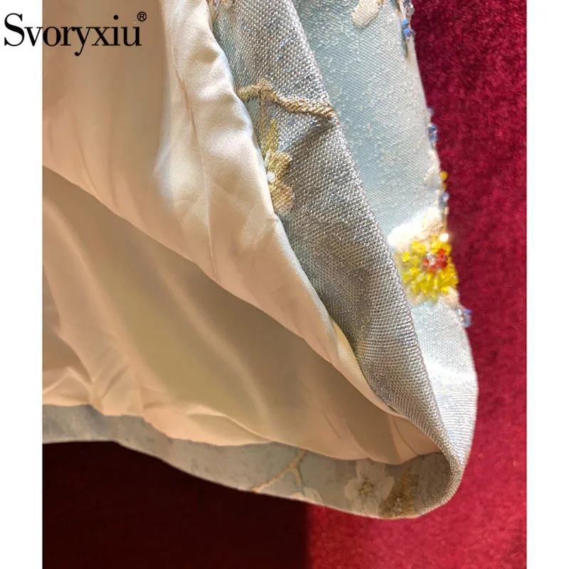 Svoryxiu/дизайнерское осенне-зимнее короткое платье без рукавов женские