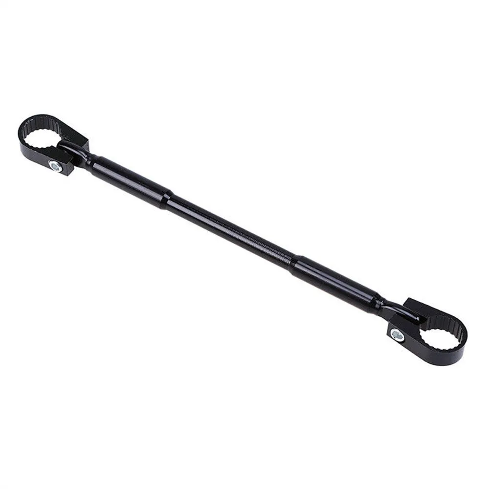 Мотоциклетный руль 7/8 черные стержни для Bobber Cruiser Cafe Racer Bike l и 1 дюйм Harley Honda Yamaha Suzuki