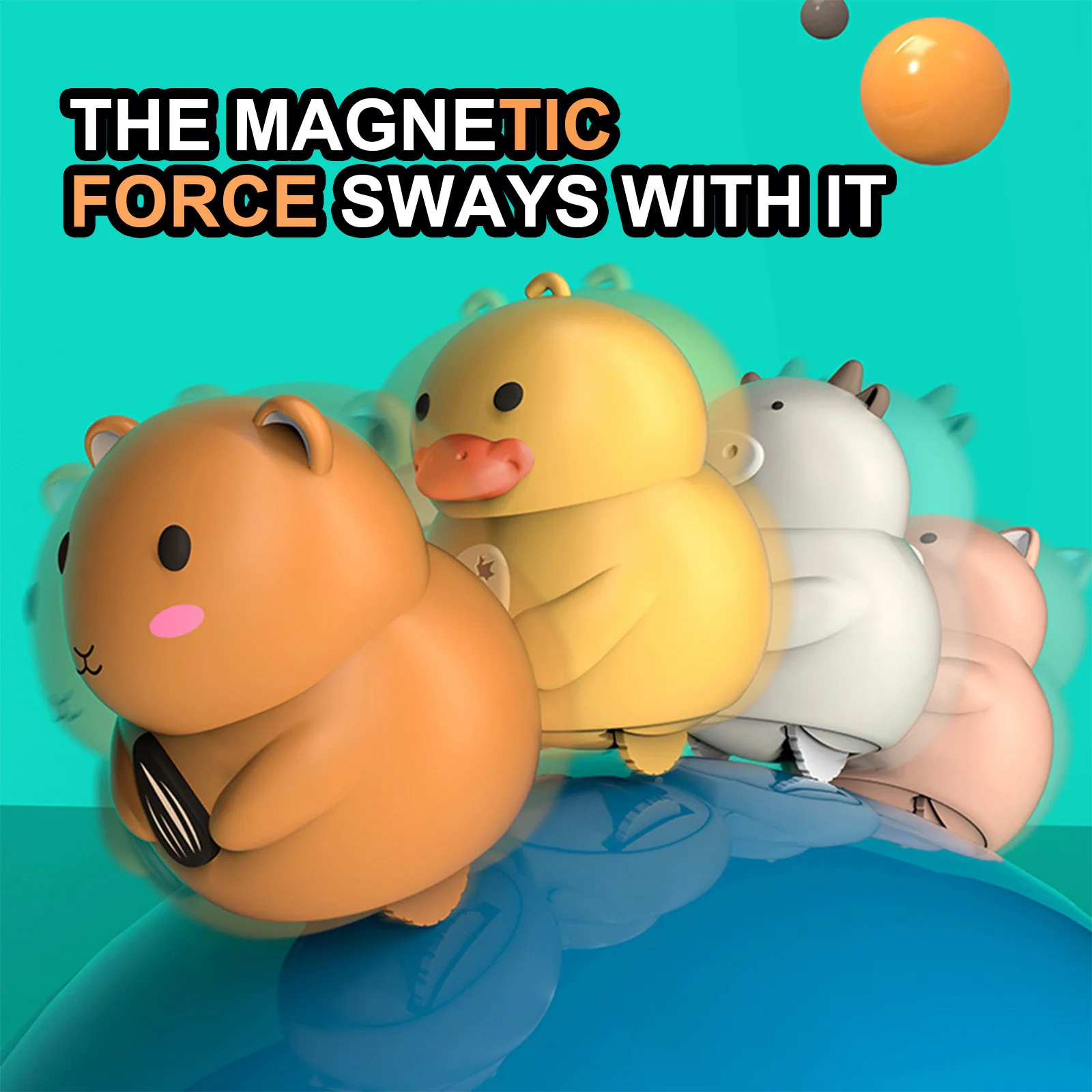 

Rocking Animal Toys Magnetic Electric Walking Set Perfect Interactive Gift Fidget toy