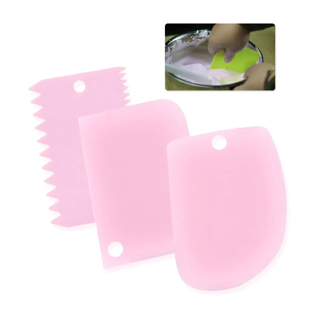 3 шт./компл. инструменты для выпечки тортов пластиковый нож теста глазурь