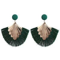 european and american new products on the new creative fashion tassel earrings pendant trend of foreign trade jewelry