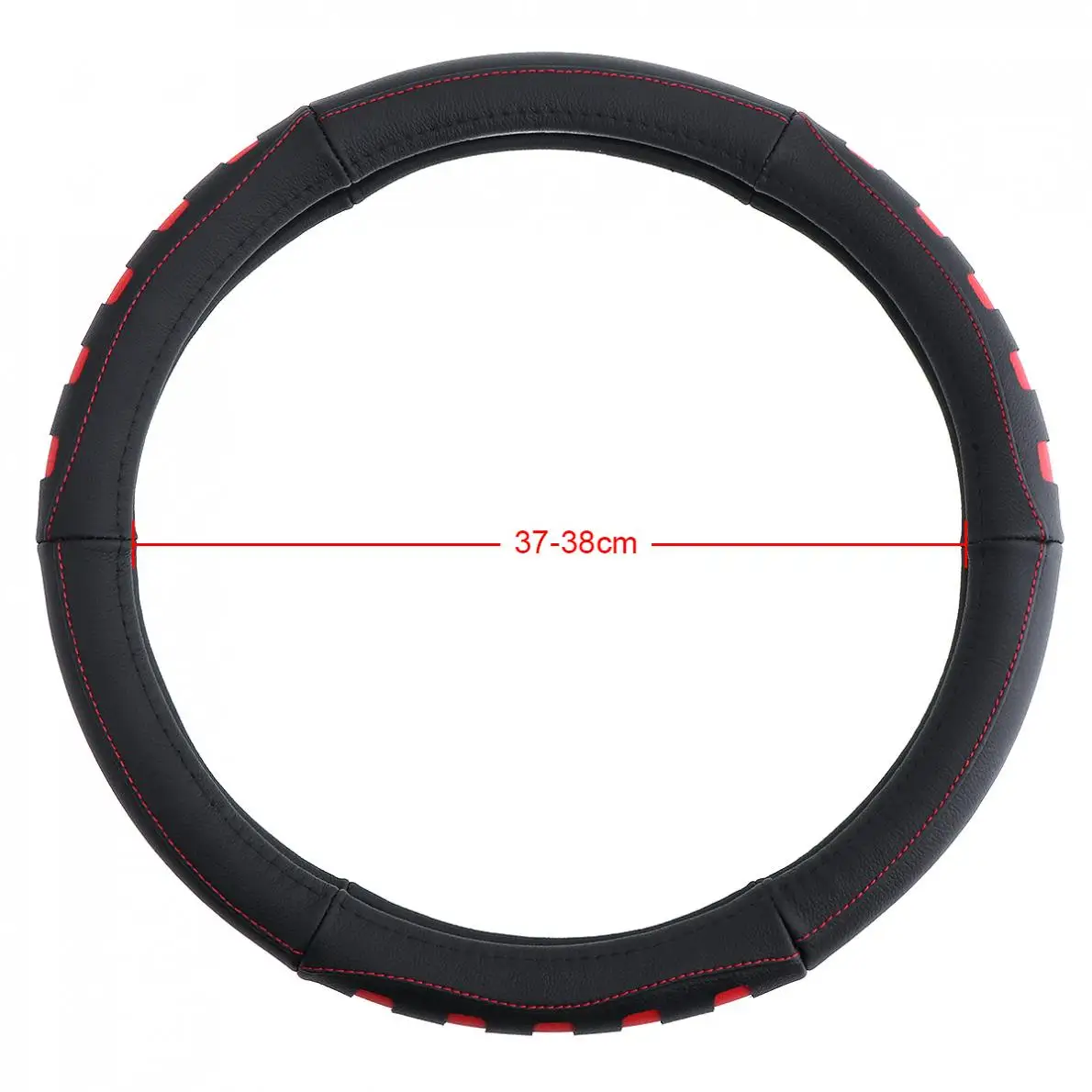 M 38 см Универсальный кожаный чехол рулевого колеса автомобиля Мода выдолбленный