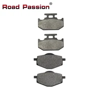 road passion motorcycle front and rear brake pads for yamaha dt 125 re dt125re 2005 2006 2007 dt125 re dt 125