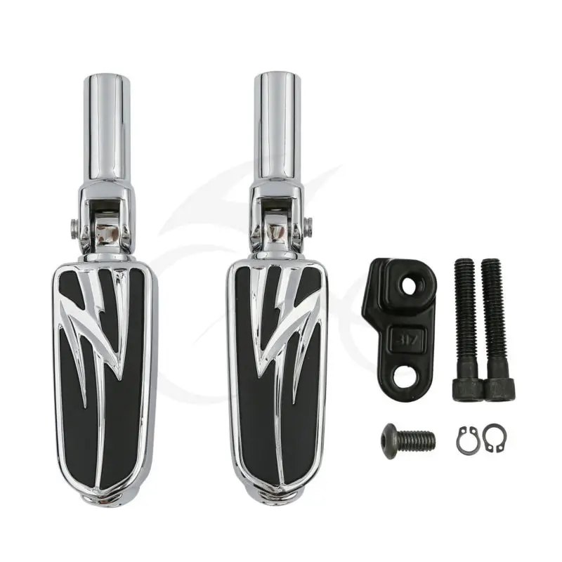 

Tribal Footpegs Footrests For Harley Softail Slim FLS FLSS 2012-2017 13 14 2015 TWO COLORS