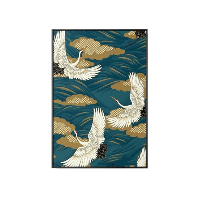 Китайские Птицы небо Современная Картина на холсте Настенная роспись Гостиная