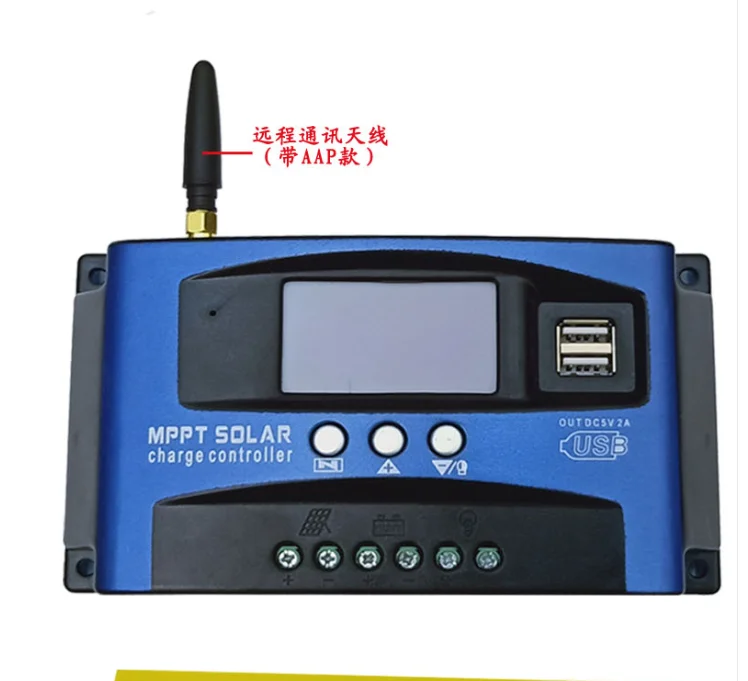 Экономичный двойной USB MPPT контроллер солнечного заряда 12/24 в 30A40A50A с заводским