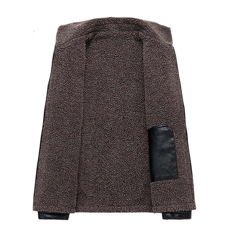 8XL, мужская кожаная куртка,, зимняя, теплая, на молнии, повседневная, мужская куртка, внутренний бархат, для мужчин, одежда, пальто, чистый цвет, кожа
