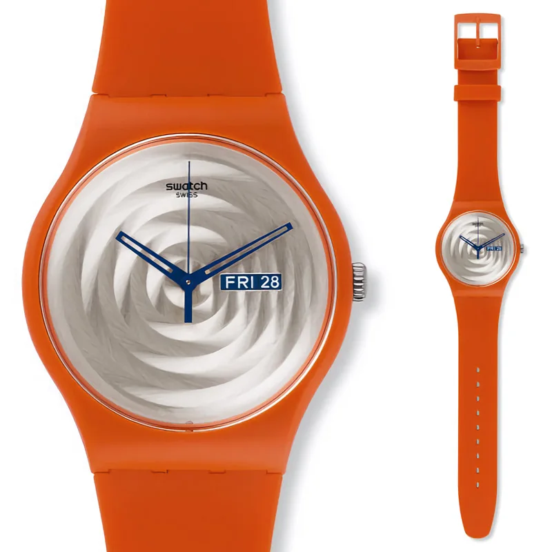 Swatch оригинальные кварцевые часы модные и для отдыха водонепроницаемые женские часы SUOB720 - Цвет: SUOO702