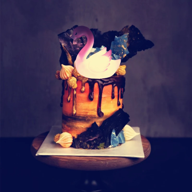 1 шт. светодиодный светильник с фламинго для дома гостиной стола кухни торта