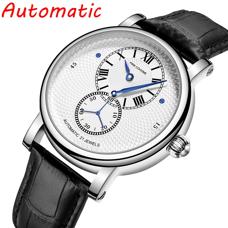 

Swiss Chrono Design Automatic Watches Mechanical Wristwatch Waterproof Luxury Timepieces Unique Dial Face Branded Uhr Relojes