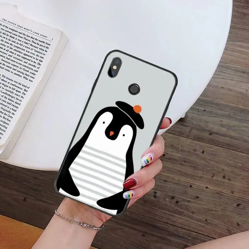 

Lovely Penguin cute animal Phone Case For xiaomi redmi 9 9a 8 8a 7 7a k30 k30pro k20 k20pro mi 9 9t 9se 10 10pro 10lite coque