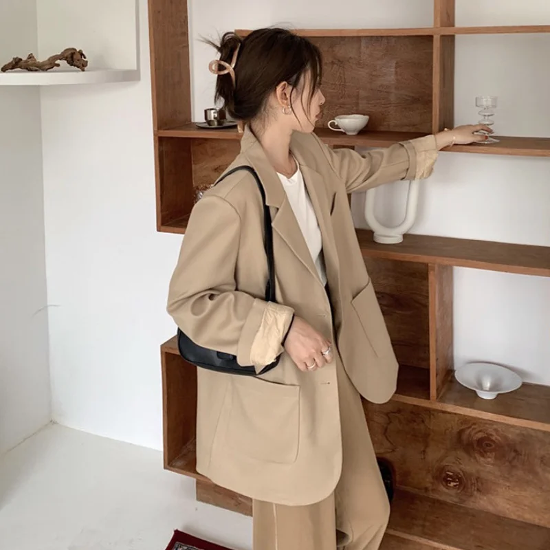 

High Sense Fried Street Suit Coat Women's Spring and Autumn 2021 New Korean Loose Small Casual Suit Top