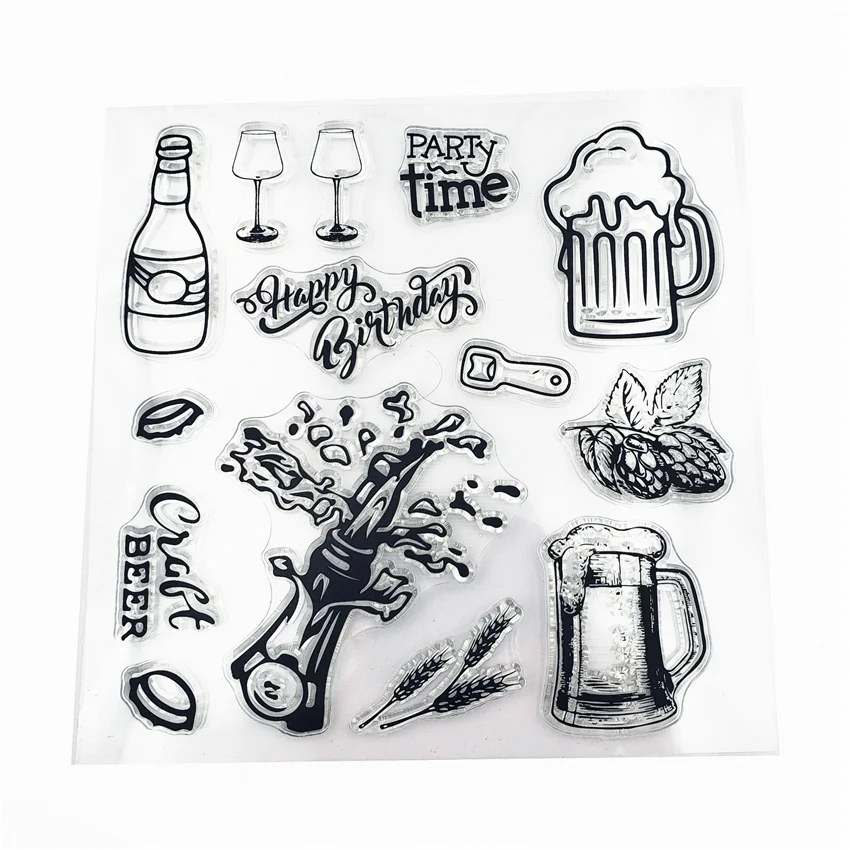 Горячая Распродажа прозрачные штампы для Хэллоуина/силиконовые уплотнения