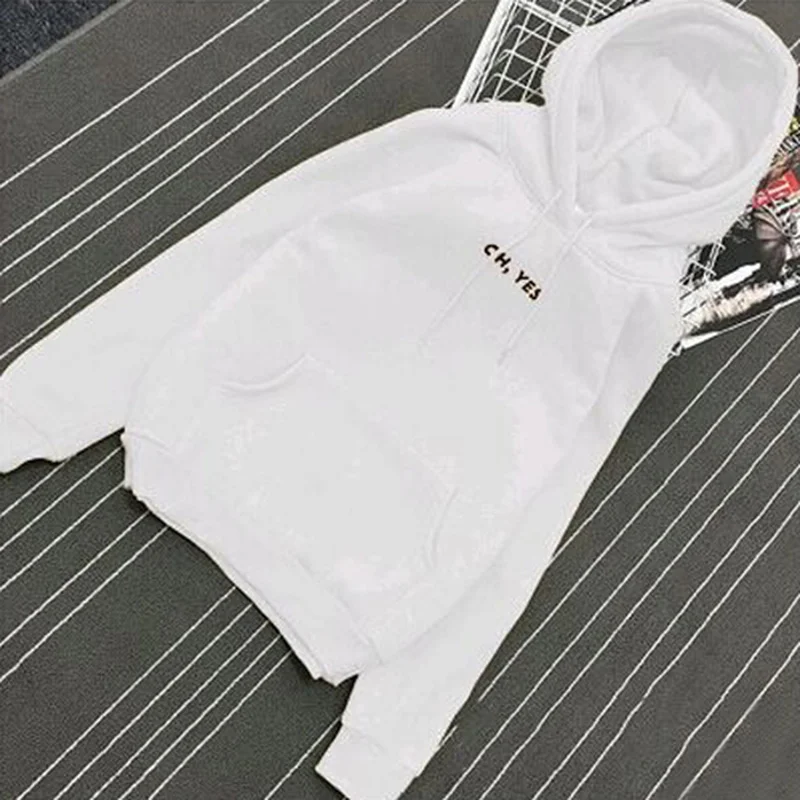 Oh Yes Hoodies Sweatshirts 2022 Women Casual Kawaii Harajuku Fashion Punk For Girls Clothing European Tops Korean Nice