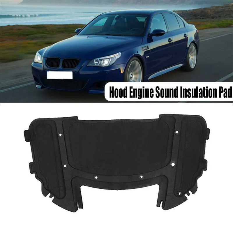 126 5x64 5 см Автомобильный капот звукоизоляционный коврик хлопок для BMW E90 E91 E92 E93 323i