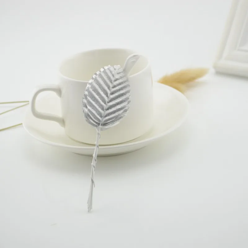 

Silk Leaf green Leaves 100pcs Nylon Artificial Flower For home Wedding Decoration DIY Wreath Gift Scrapbooking Craft Fake Flower