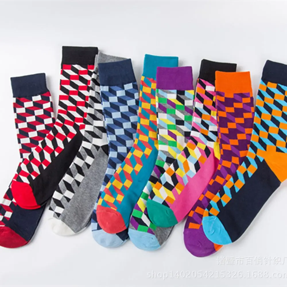 Носки мужские забавные носки брендовые хлопковые нарядные Новинка теплые