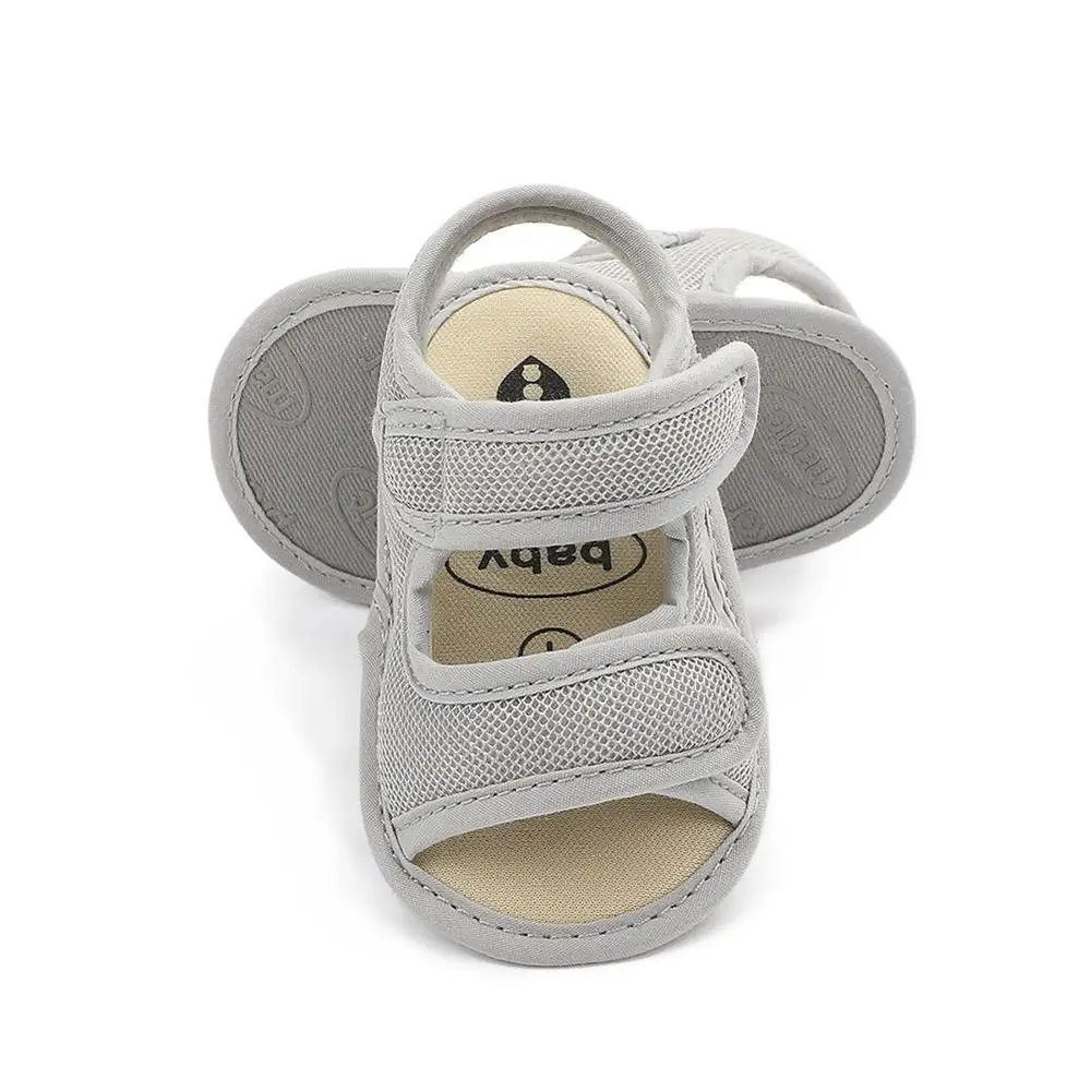 

Summer Baby Boys Girls Soild Breathable Anti-Slip Sandals Toddler Soft Soled Shoes