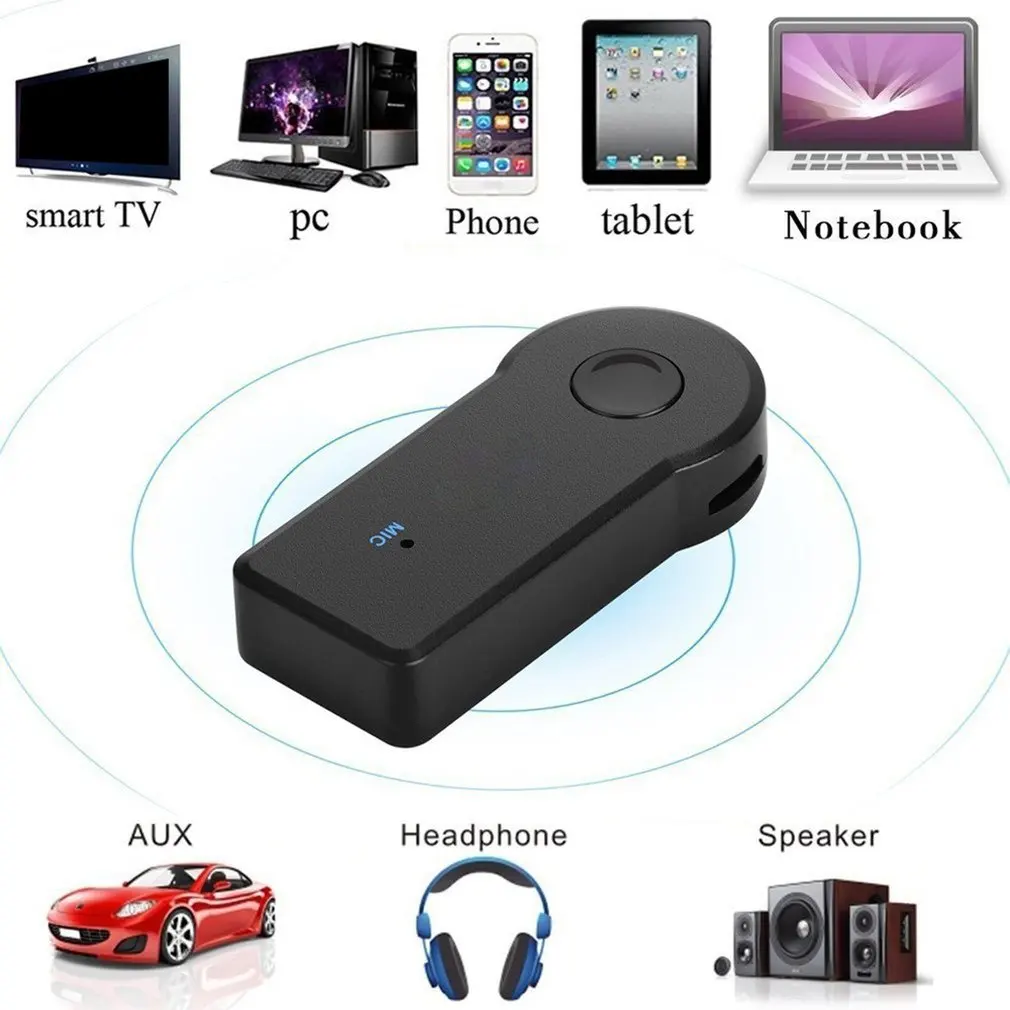 

2 in 1 Wireless Bluetooth 5.0 Receiver Transmitter Adapter 3.5mm Jack For Car Music Audio Aux A2dp Headphone Reciever Handsfree