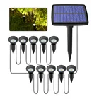 Светодиодная лампа на солнечной батарее, COB светильник для сада, ландшафта, дороги, патио, двора, уличное водонепроницаемое украшение