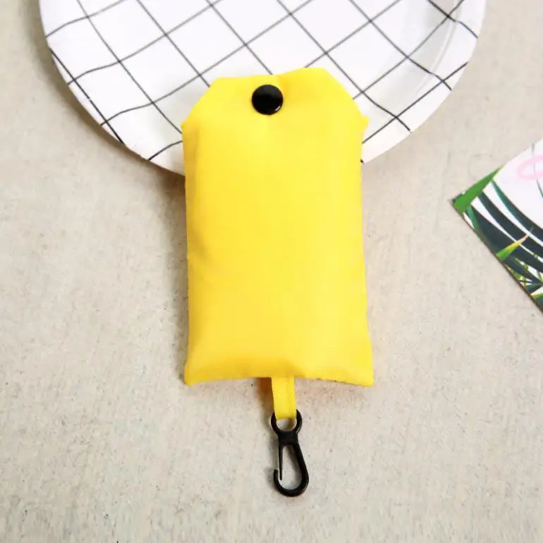 yellow Сумка textil для покупок зеленая сумка для мобильного телефона сумка для покупок Экологичная Складная многоразовая Портативная сумка из полиэстера для путешествий - Цвет: yellow