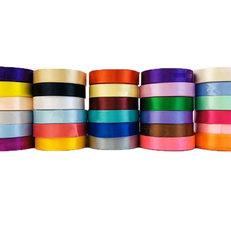 25 ярдов/рулон атласные ленты для поделок|Ленты шитья| |
