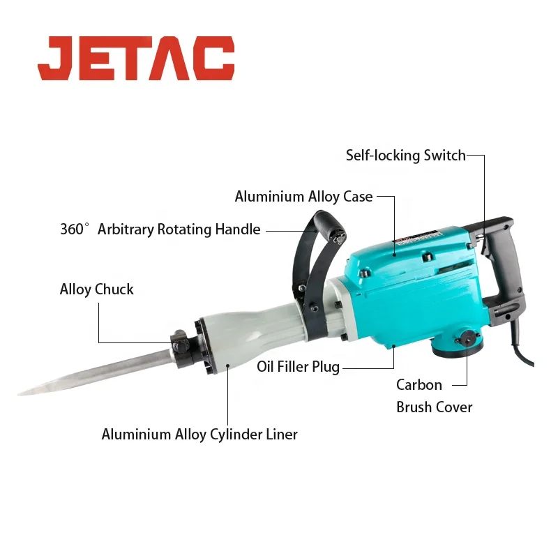 

Ph65A Electric 2800W Demolition Hammer Drill Breaker / Jack Hammers