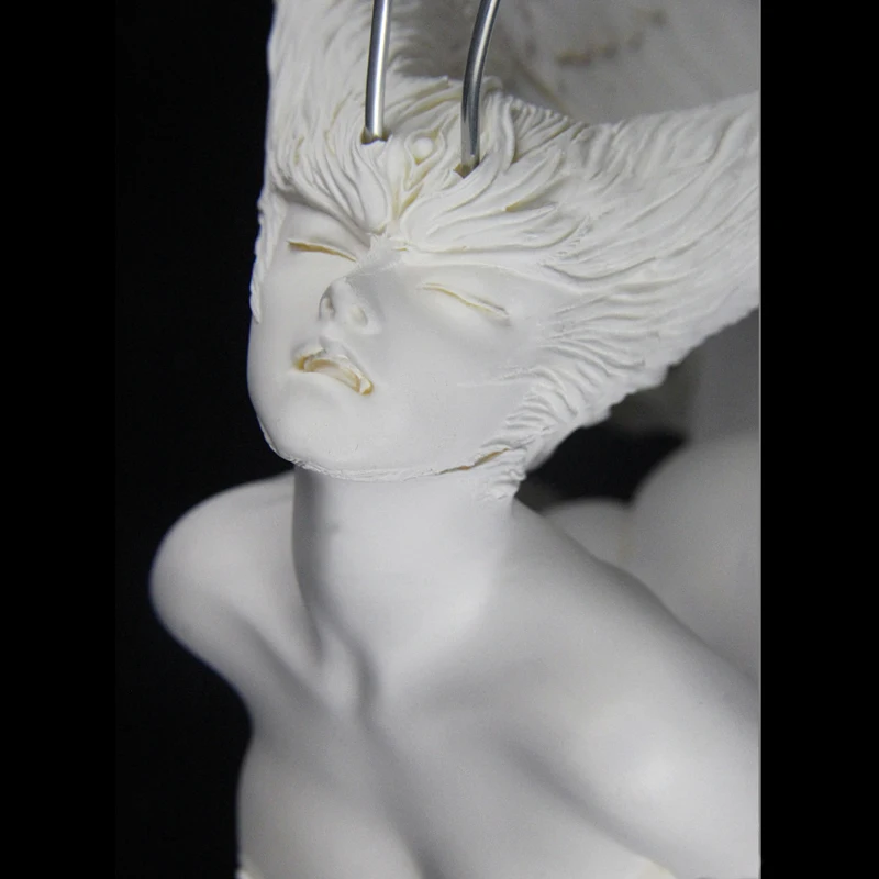 Круто! Белая модель 1/4 статуя из принта GK ручная работа демона пустой демон