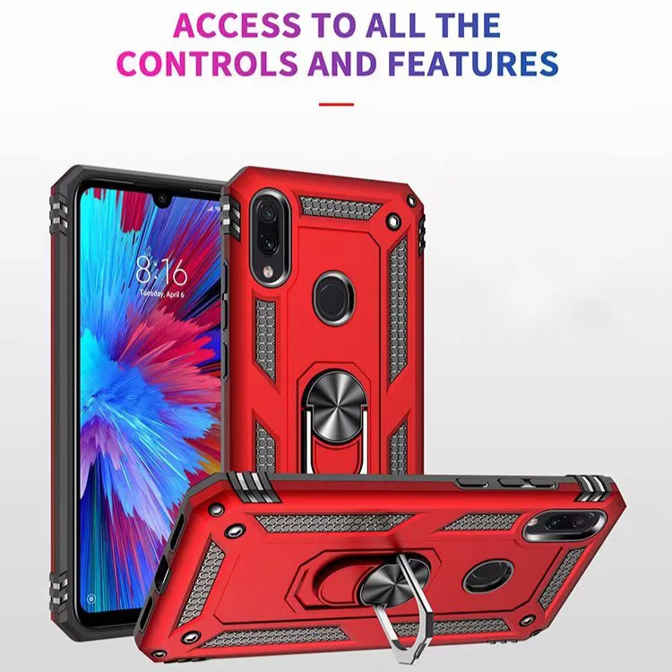Shockproof Armor Phone Case for Redmi Note 7 Fundas K20 Pro Military Industry Holder Cover Mi9 9SE 9T CC9 CC9E A3 Back Coque | Мобильные