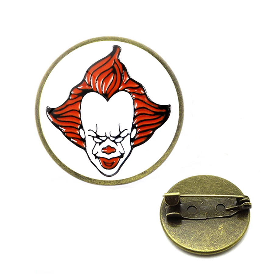 Значок Джокера на заказ LOVER LOSER Boat броши рубашка лацкан сумка круглый значок фильм