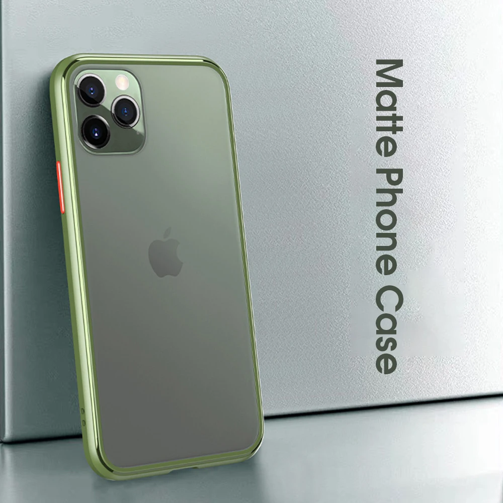 Eqvvol тонкий прозрачный чехол для iPhone X XR XS 11 Pro MAX матовый защитный силиконовый из