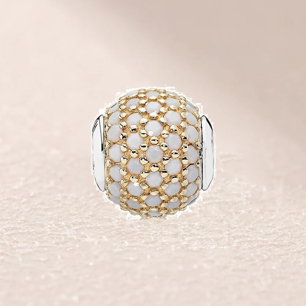 

796059NWC Charm Gold 14 K White Kristal Hope