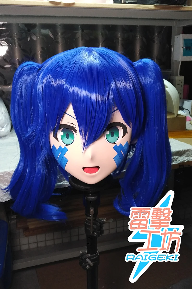 

(RAIGEKI MAKS 17) Смола 3/4 голова женщины/девочки кигуруми аниме косплей маски Crossdress японская ролевая Лолита кукла Трансвестит BJD Cos