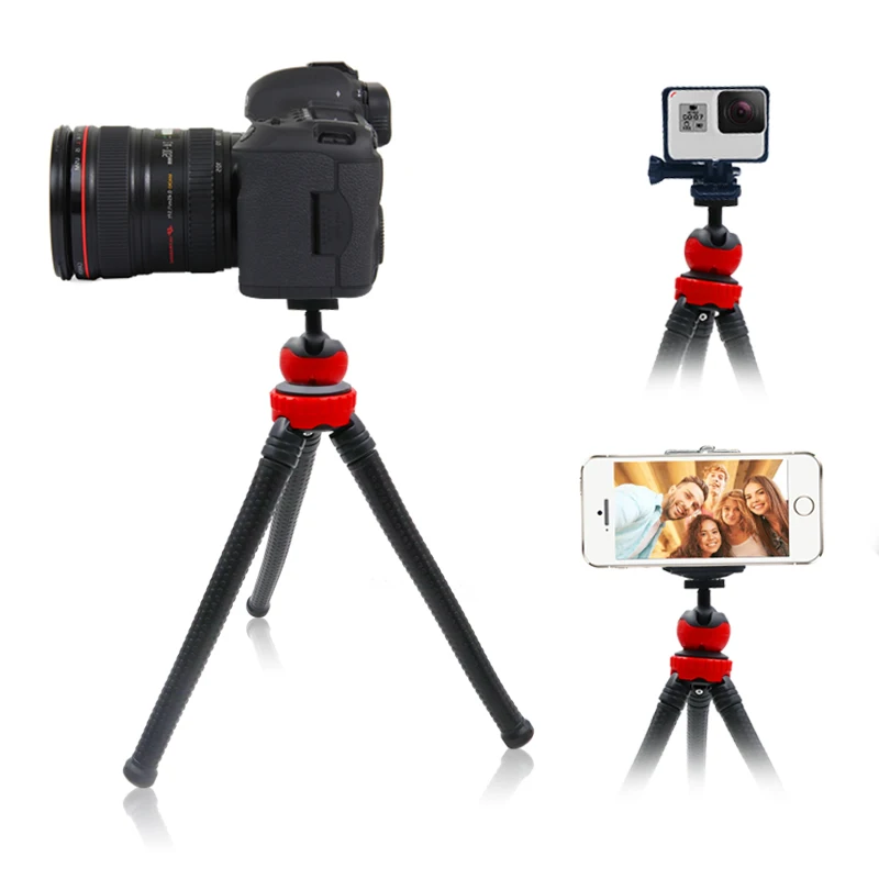 Мощный штатив кронштейн Портативный Гибкий для GOpro DJI штативы смартфонов