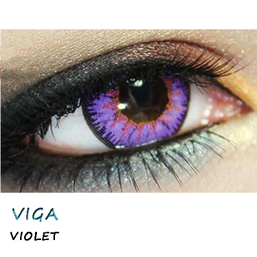 Маленький чехол для макияжа с красивыми глазами - Цвет: VIGA VIOLET