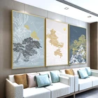 Винтаж холст печати плакатов с изображением китайских золотой дворец эстетическое художественные декорации спальни без рамки настенные картины для Гостиная