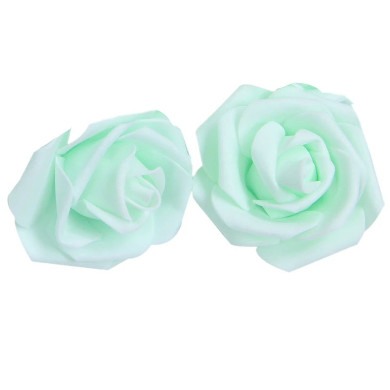 Высокое качество 100 шт./пакет 6 см поролоновые головки роз Искусственные цветов