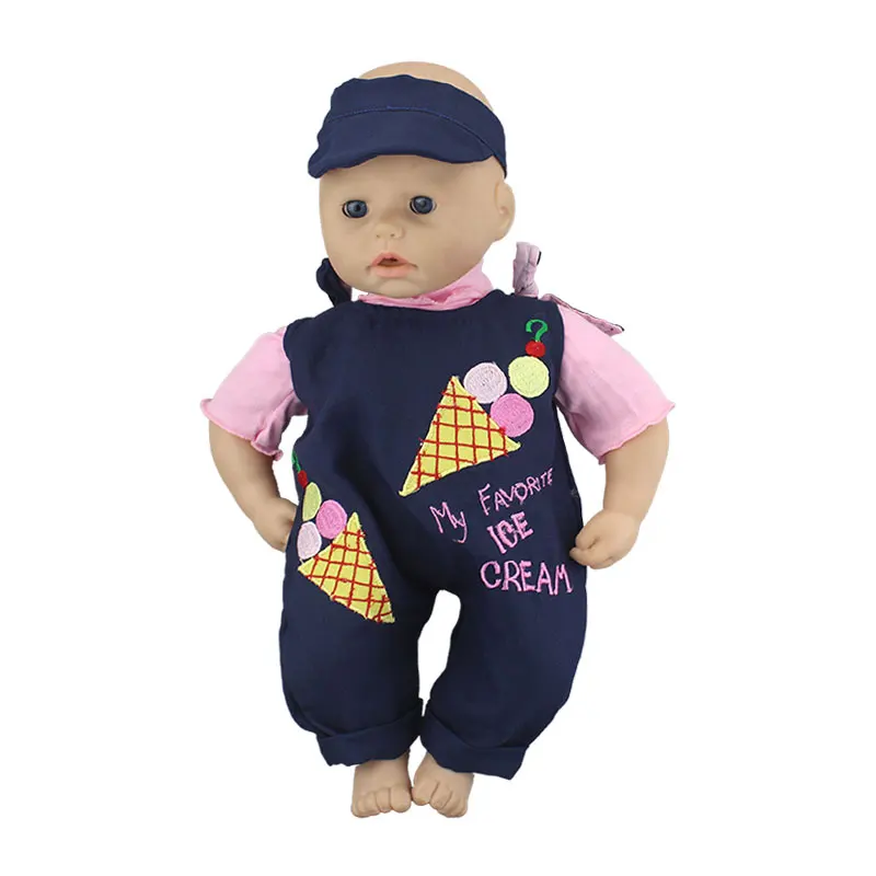 Новые куклы комбинезон одежда для 46 см Baby Annabell кукла 18 дюймов куклы одежда - Цвет: 07