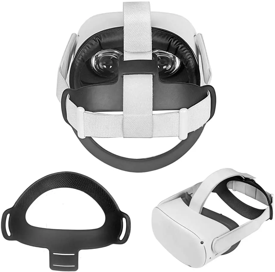 

Flexible Soft TPU Head Strap Pad for Oculus Quest 2 VR Headset,Comfortable Head Strap Pad Head Cushion