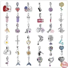 Новые Красочные воздушные шары, бесконечность, сердца, звезды, подвеска, очарование сделай сам, прекрасные бусины, подходят к оригинальным шармам Pandora, серебро 925, браслет, ювелирные изделия