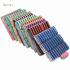 200 шт.лот мини-губка для ногтей с песочным напылением, разноцветный УФ-Гель-лак, профессиональный мини-Уход за ногтями, инструменты для салона