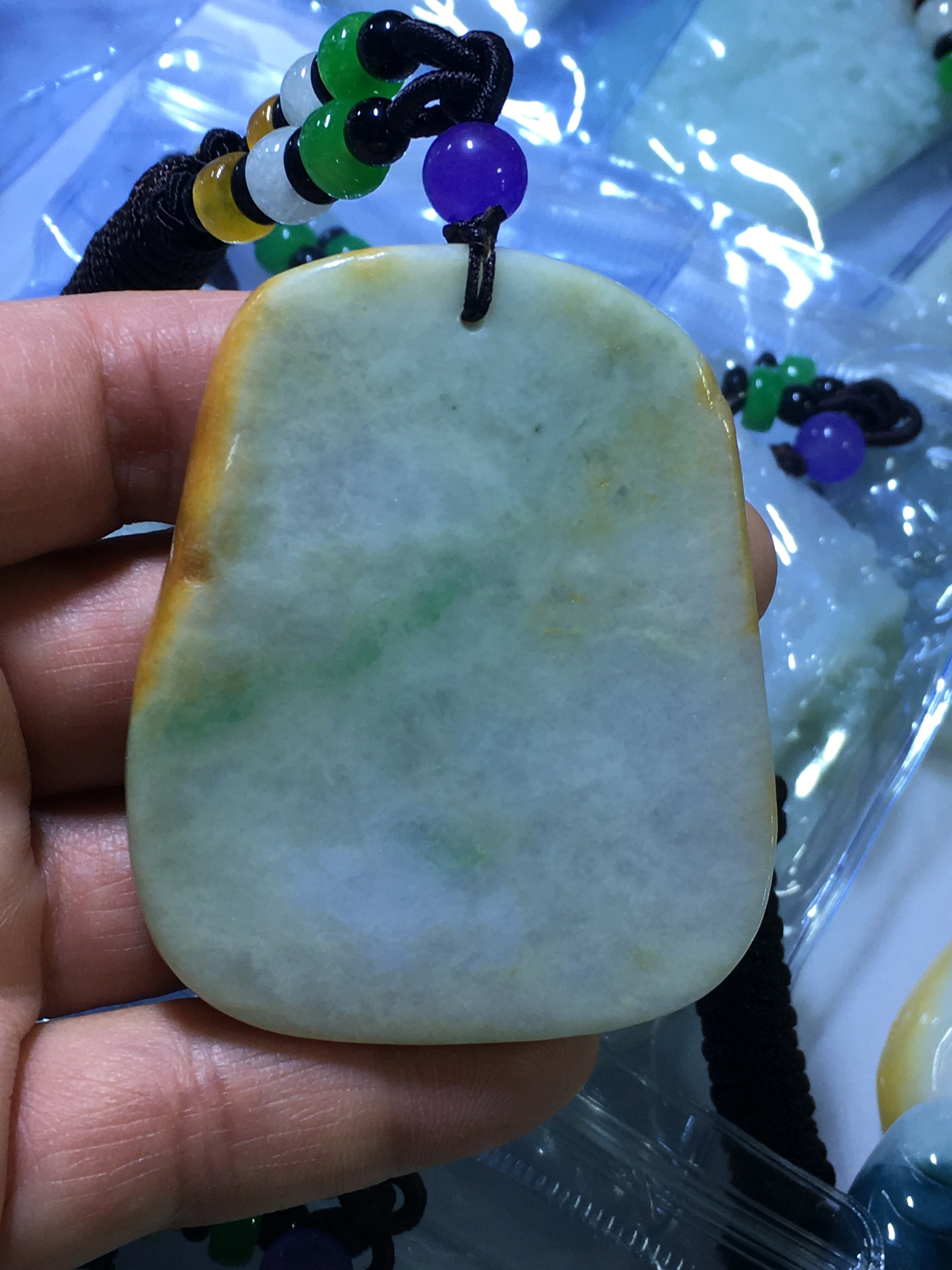 

Natural 7A Myanmar jade Handcarved landscape waterfall jade pendant jade necklace pendants jewelry jade necklaces