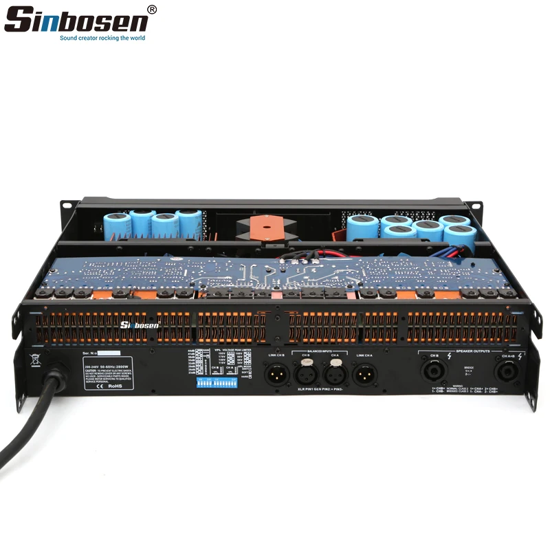 SINBOSEN LAB SOUND 1500W X 2CH DS 7K AUDIO Профессиональный усилитель мощности для