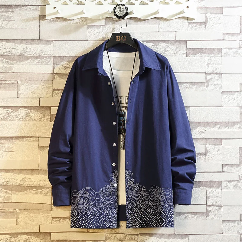 Вышитая куртка в китайском стиле костюм Тан из 2021 хлопка и льна китайская туника