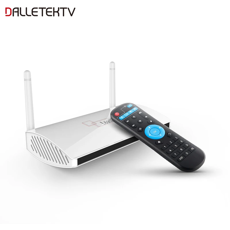 ТВ-приставка Leadcool QHD Smart TV Android 9 0 четырехъядерный процессор Amlogic S905W медиаплеер 4K 2 4