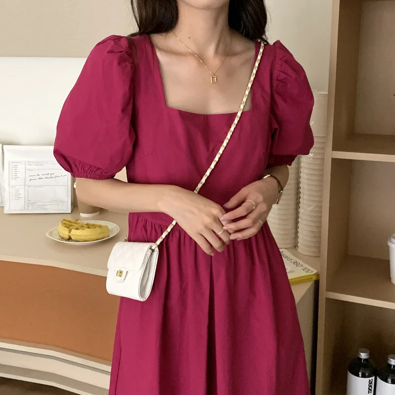 Корейское шикарное платье розового и белого цвета уход за шеей открытая спина